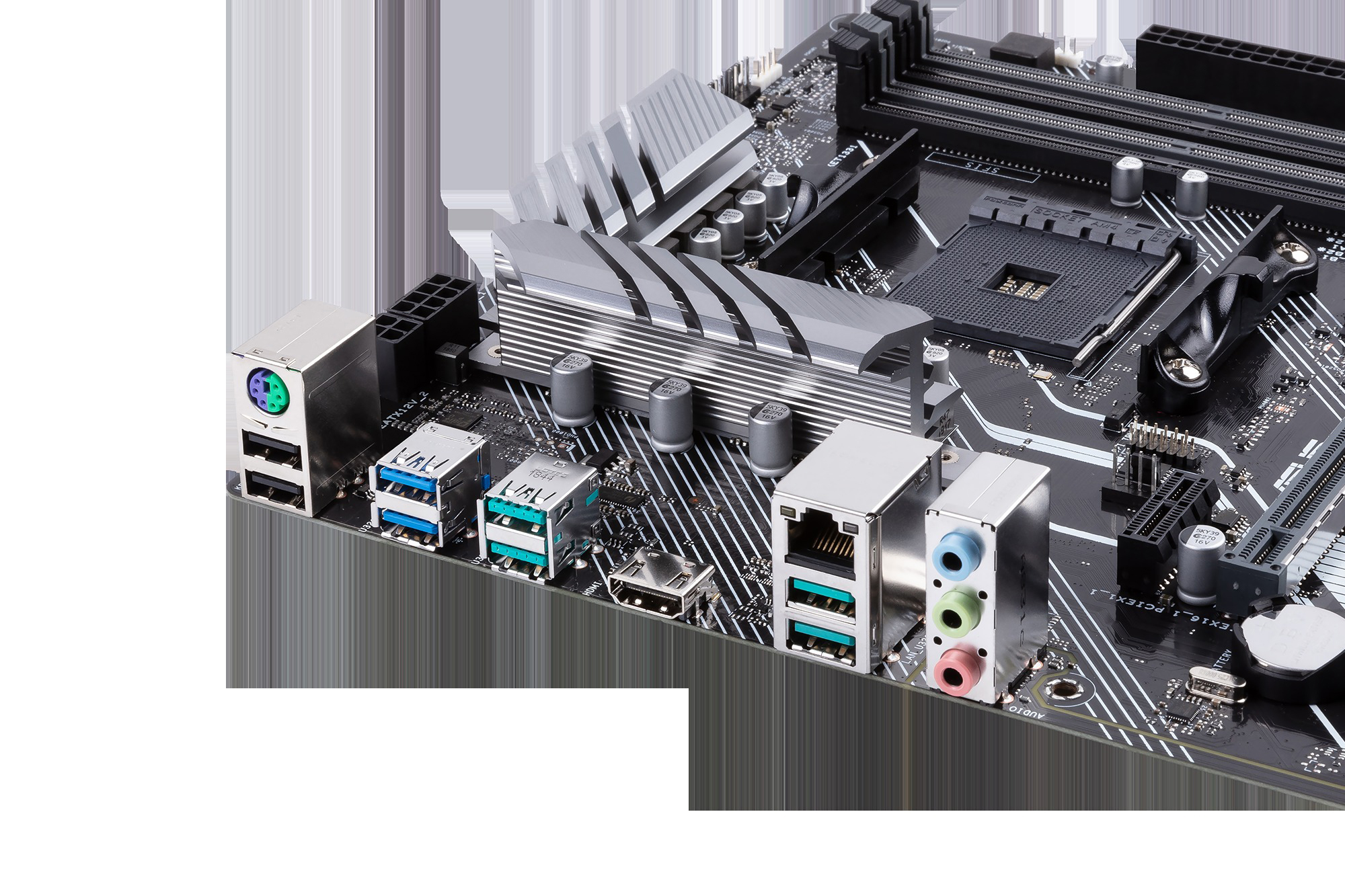 ASUS Prime X570 P Mainboard Mehrfarbig