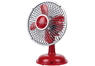 SONNENKOENIG Retro - Ventilatore da tavolo (Rosso)