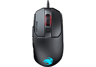 ROCCAT Kain 120 AIMO - Mouse da gaming, Cavo, Ottica con diodi laser, 16000 dpi, Nero