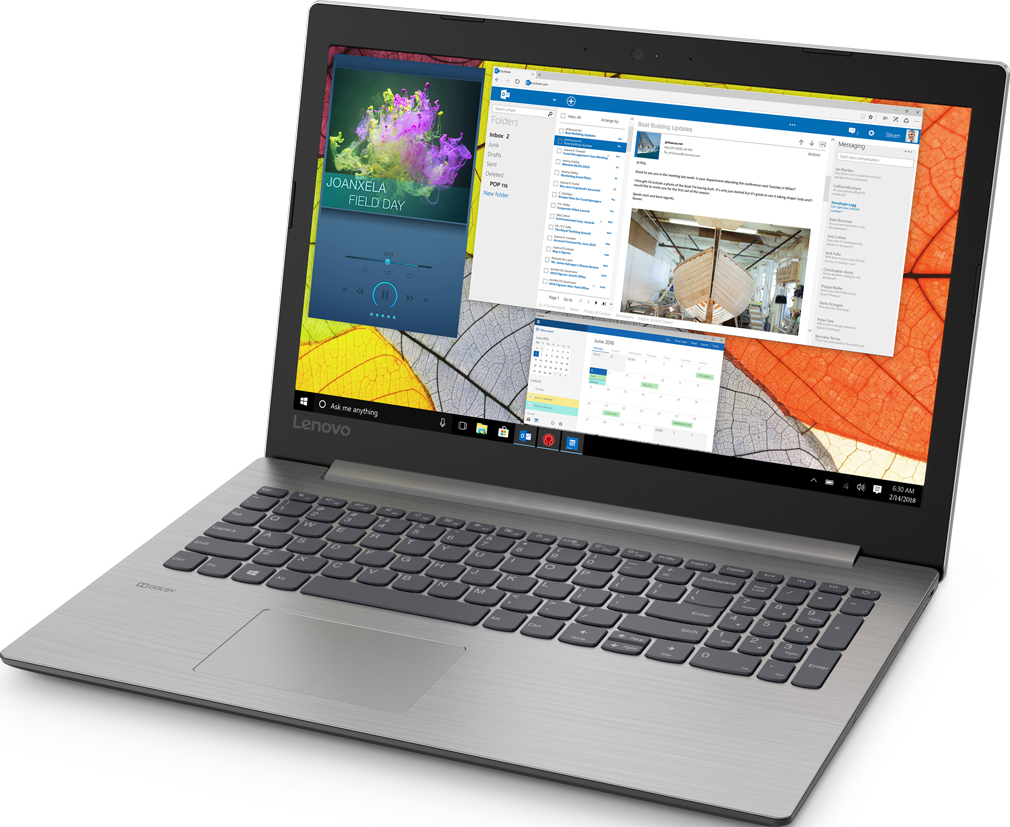 LENOVO Ideapad 330-15ICH - Notebook (15.6 ", 256 GB SSD, Platingrau)