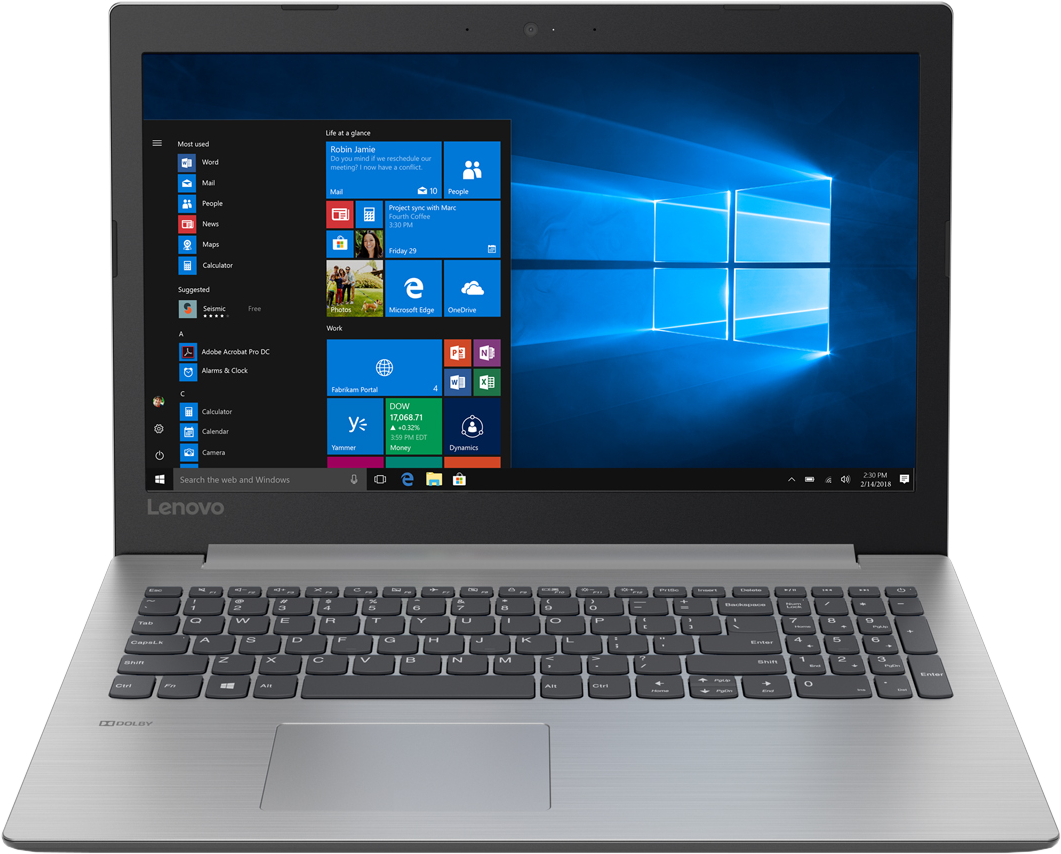 LENOVO Ideapad 330-15ICH - Notebook (15.6 ", 256 GB SSD, Platingrau)