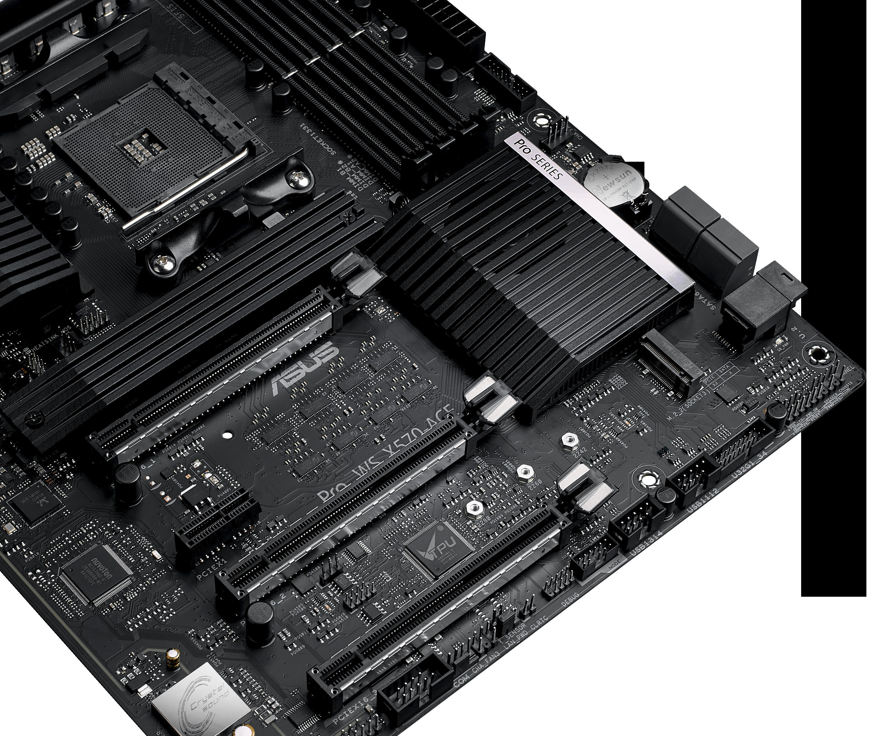 ASUS Pro WS X570 Ace Mainboard Mehrfarbig