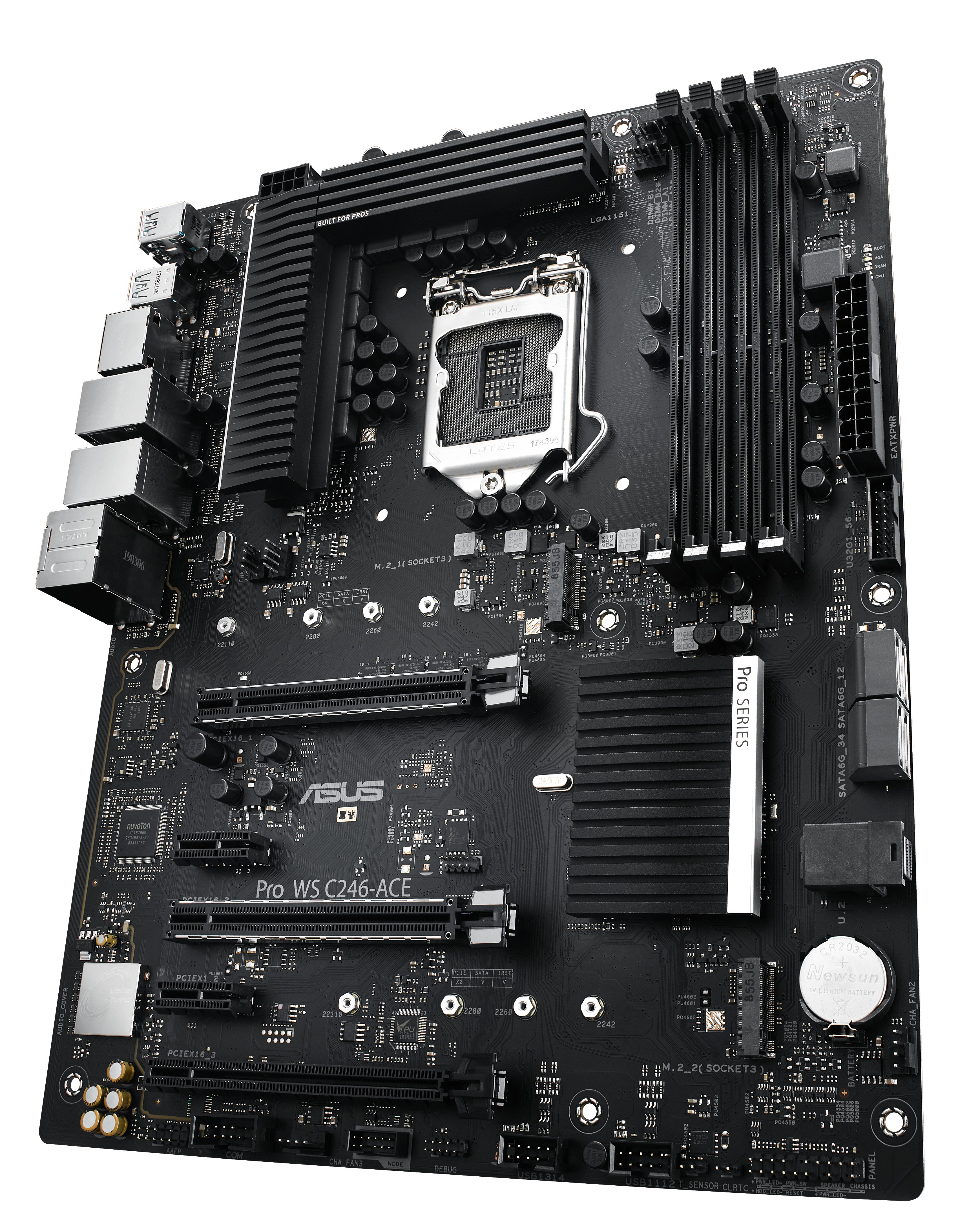 ASUS Pro WS X570 Ace Mainboard Mehrfarbig