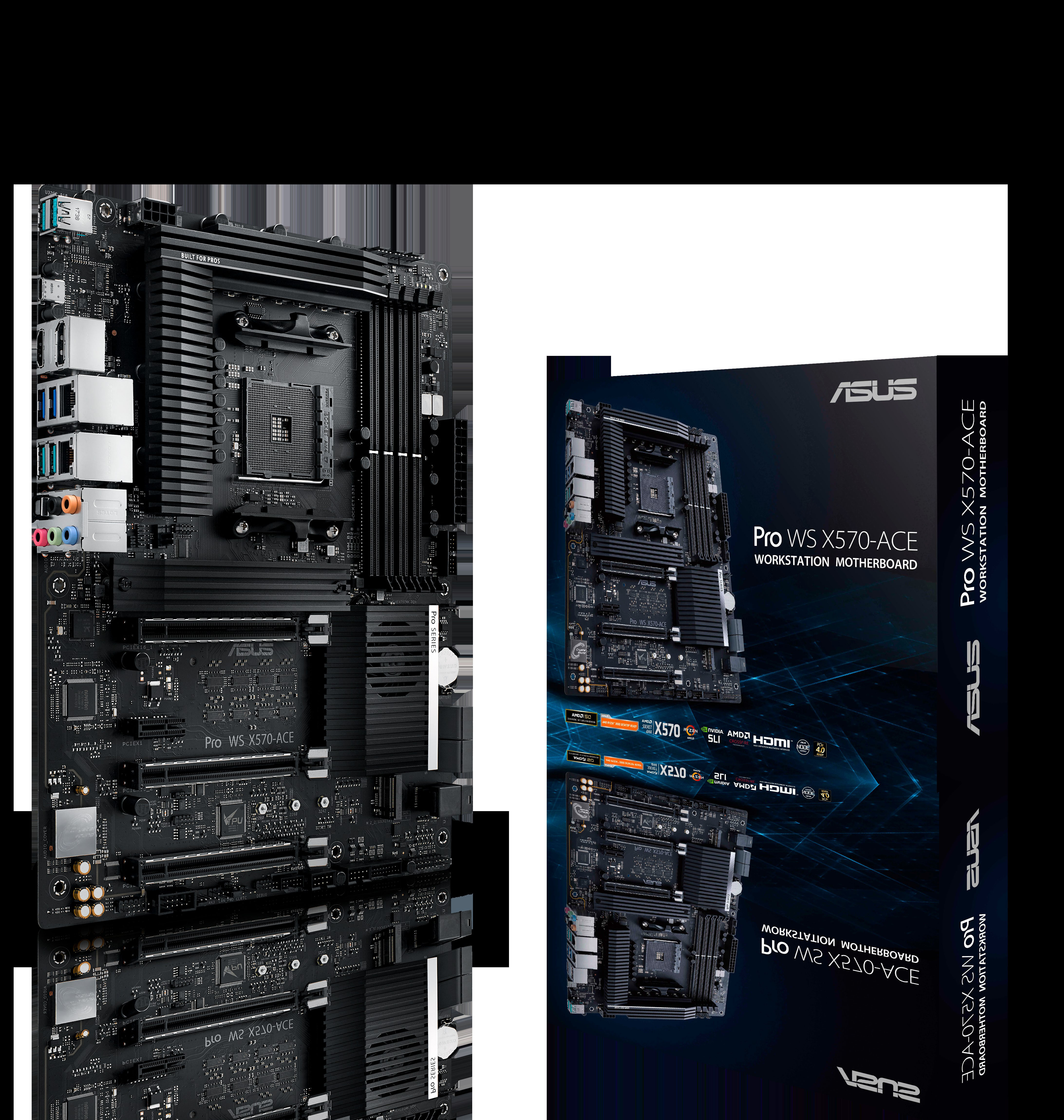 ASUS Pro WS X570 Ace Mainboard Mehrfarbig