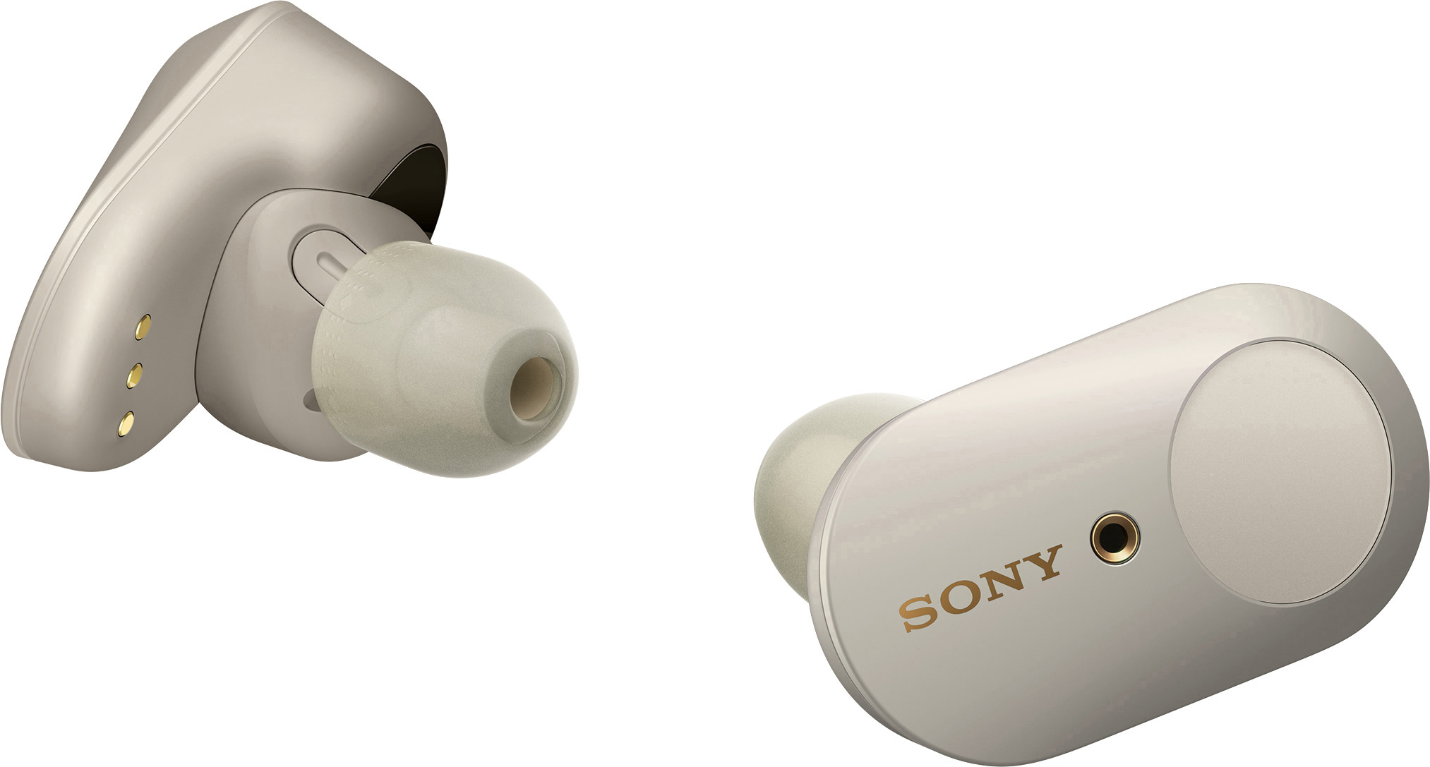 SONY WF-1000XM3, Earbuds, Ladeetui, In-ear Kopfhörer Bluetooth Silber