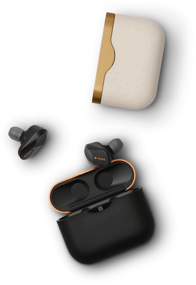 SONY WF-1000XM3, Earbuds, Ladeetui, In-ear Kopfhörer Bluetooth Silber