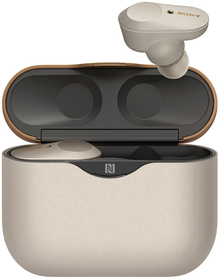 SONY WF-1000XM3, Earbuds, Ladeetui, In-ear Kopfhörer Bluetooth Silber
