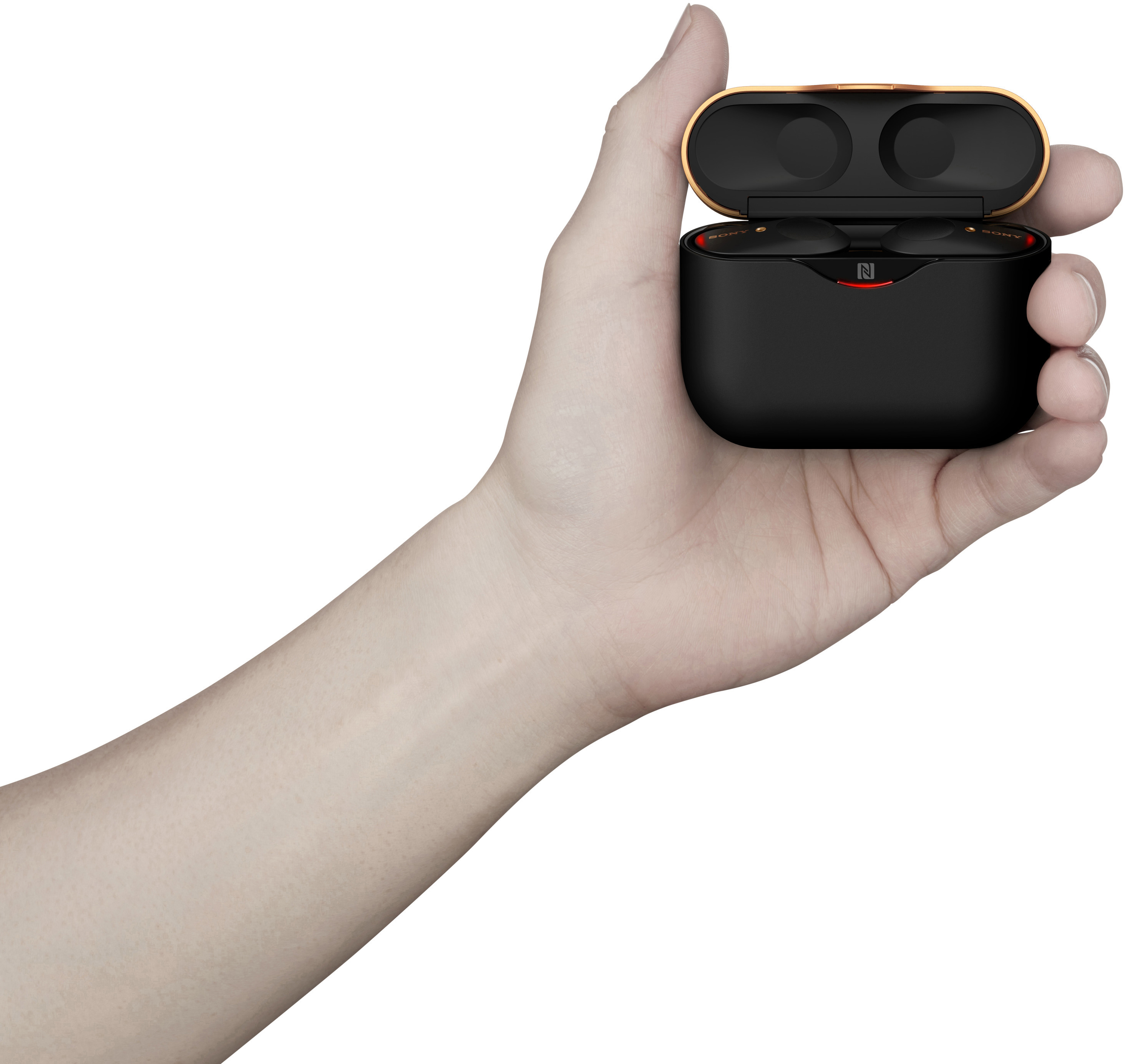 SONY WF-1000XM3, Earbuds, Ladeetui, In-ear Kopfhörer Bluetooth Schwarz
