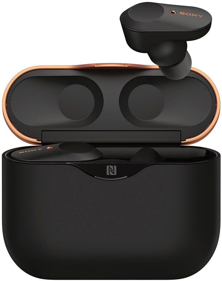 SONY WF-1000XM3, Earbuds, Ladeetui, In-ear Kopfhörer Bluetooth Schwarz
