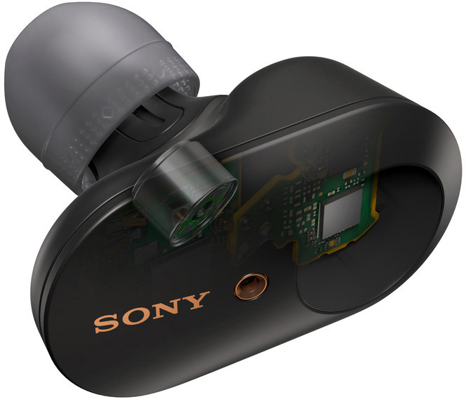 SONY WF-1000XM3, Earbuds, Ladeetui, In-ear Kopfhörer Bluetooth Schwarz