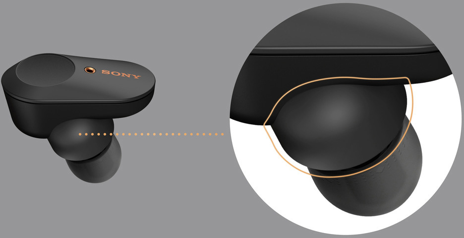 SONY WF-1000XM3, Earbuds, Ladeetui, In-ear Kopfhörer Bluetooth Schwarz