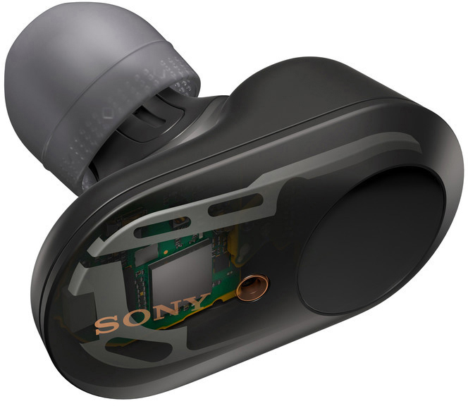 SONY WF-1000XM3, Earbuds, Ladeetui, In-ear Kopfhörer Bluetooth Schwarz