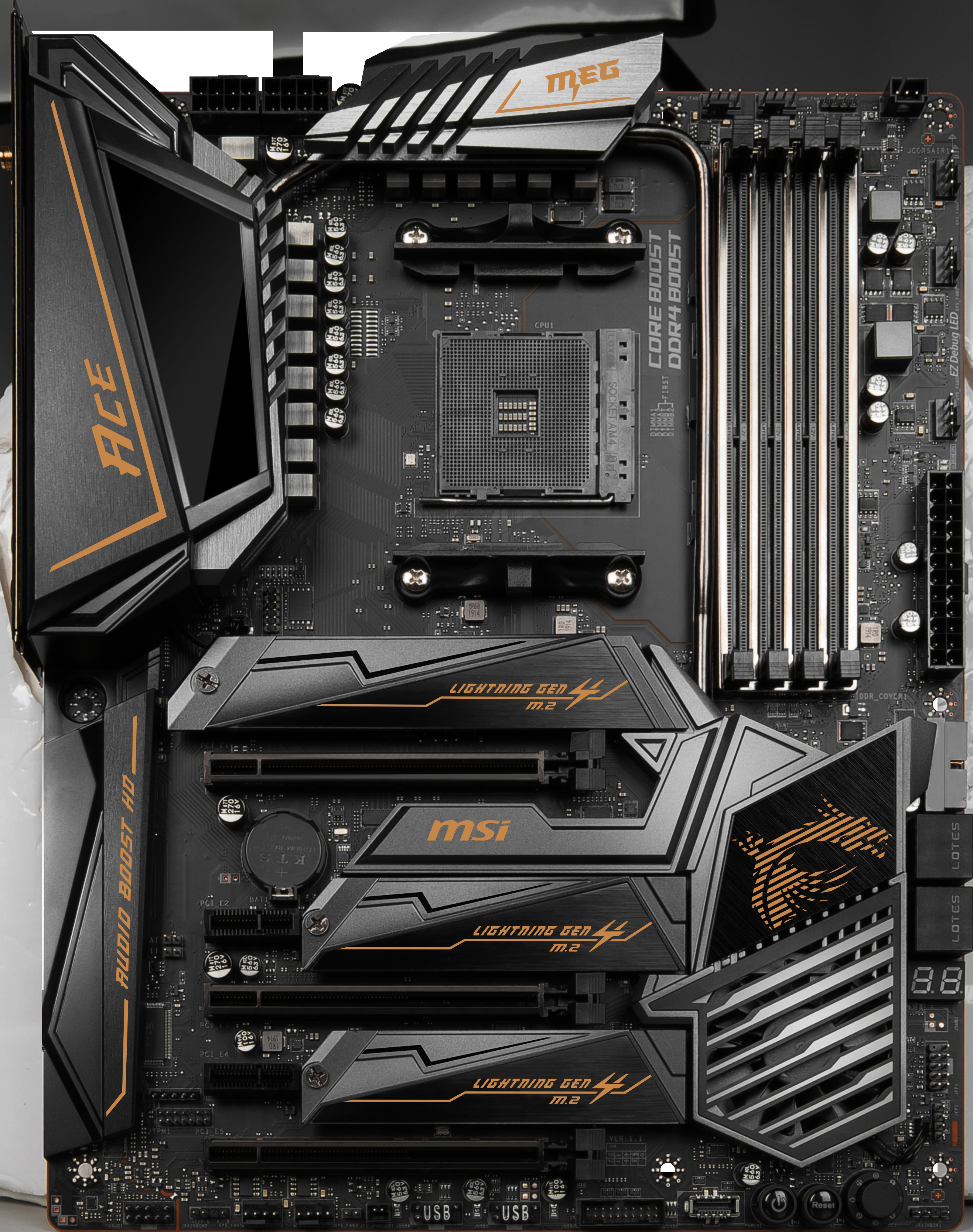 MSI MEG X570 ACE Mainboard Schwarz