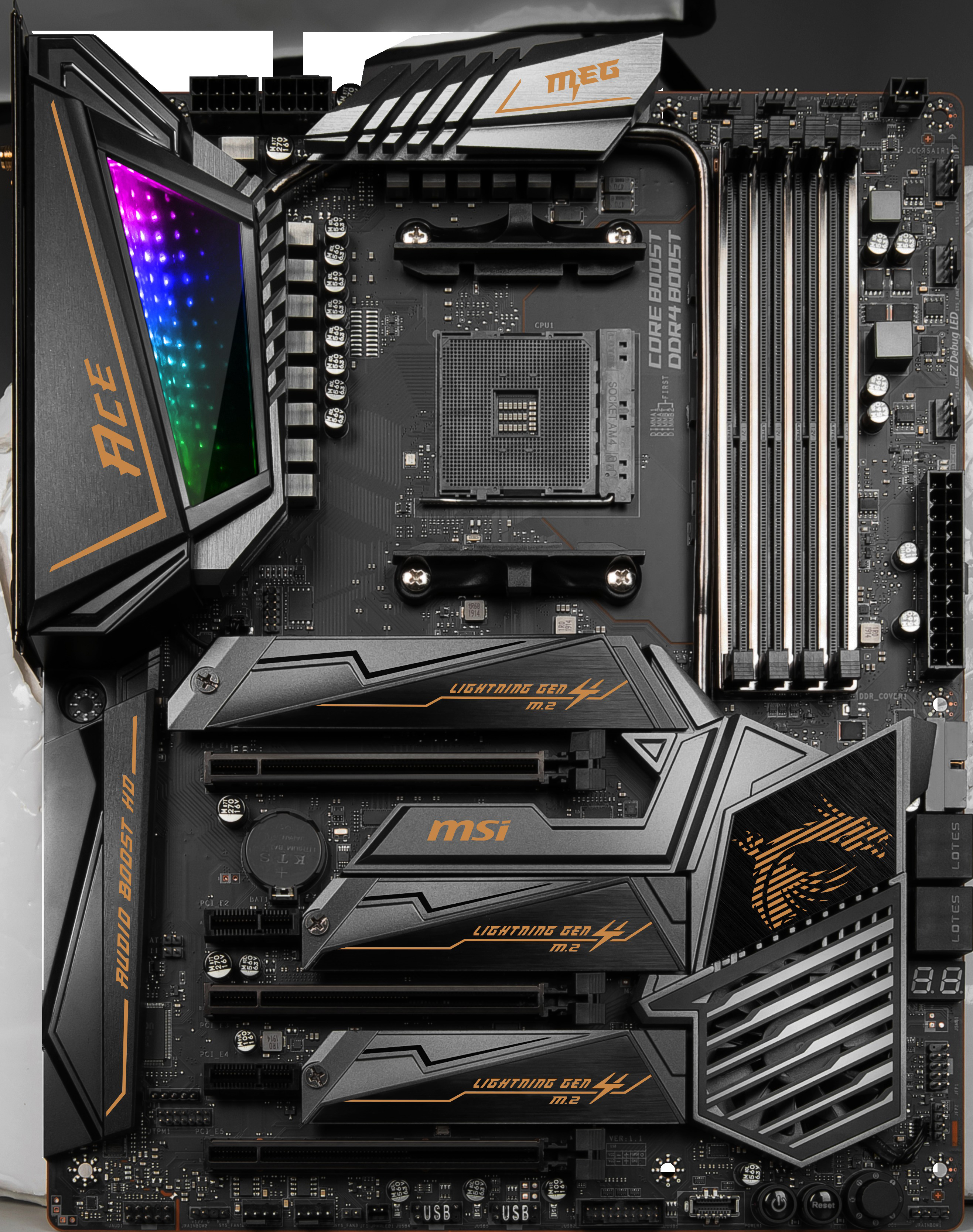 MSI MEG X570 ACE Mainboard Schwarz
