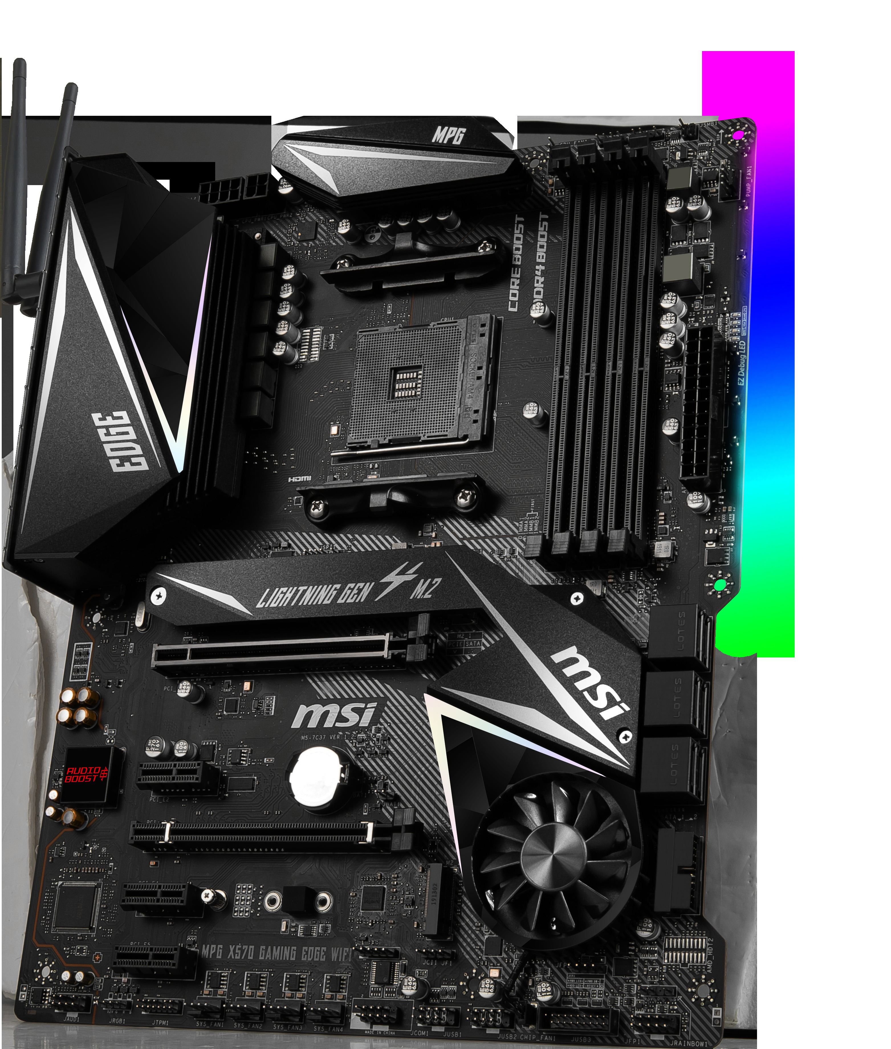 MSI MPG X570 Gaming Edge WIFI Mainboard Schwarz