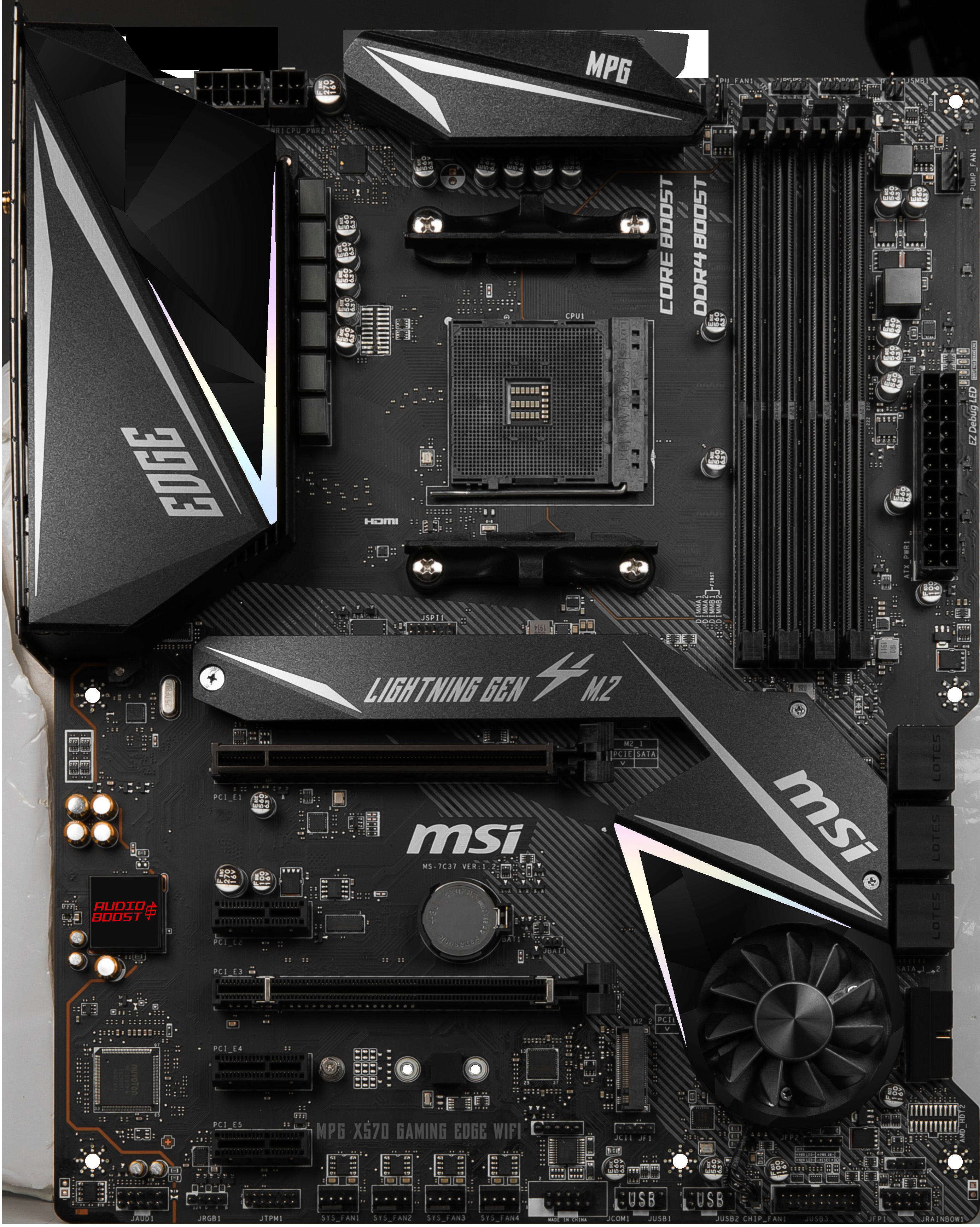 MSI MPG X570 Gaming Edge WIFI Mainboard Schwarz