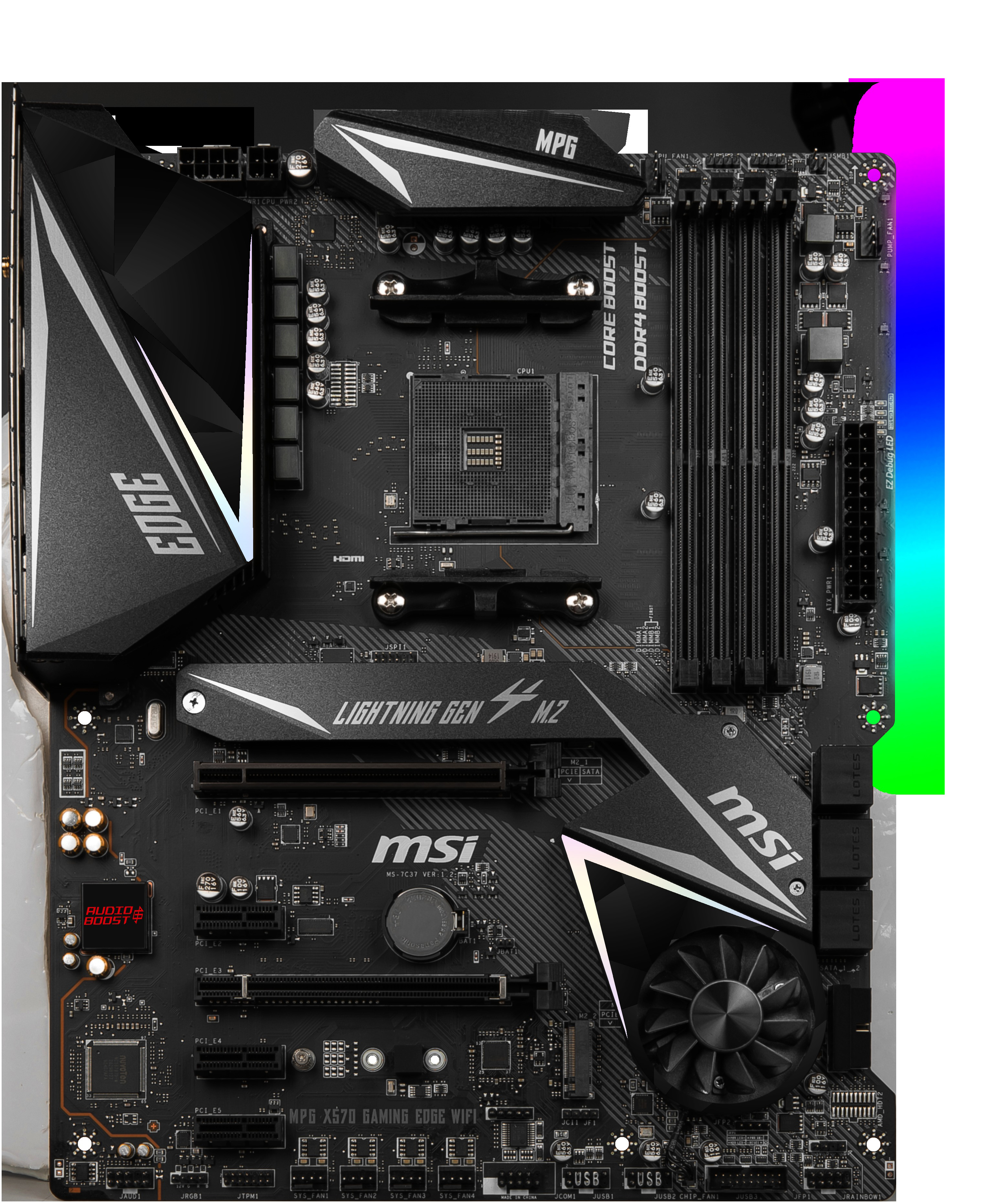 MSI MPG X570 Gaming Edge WIFI Mainboard Schwarz