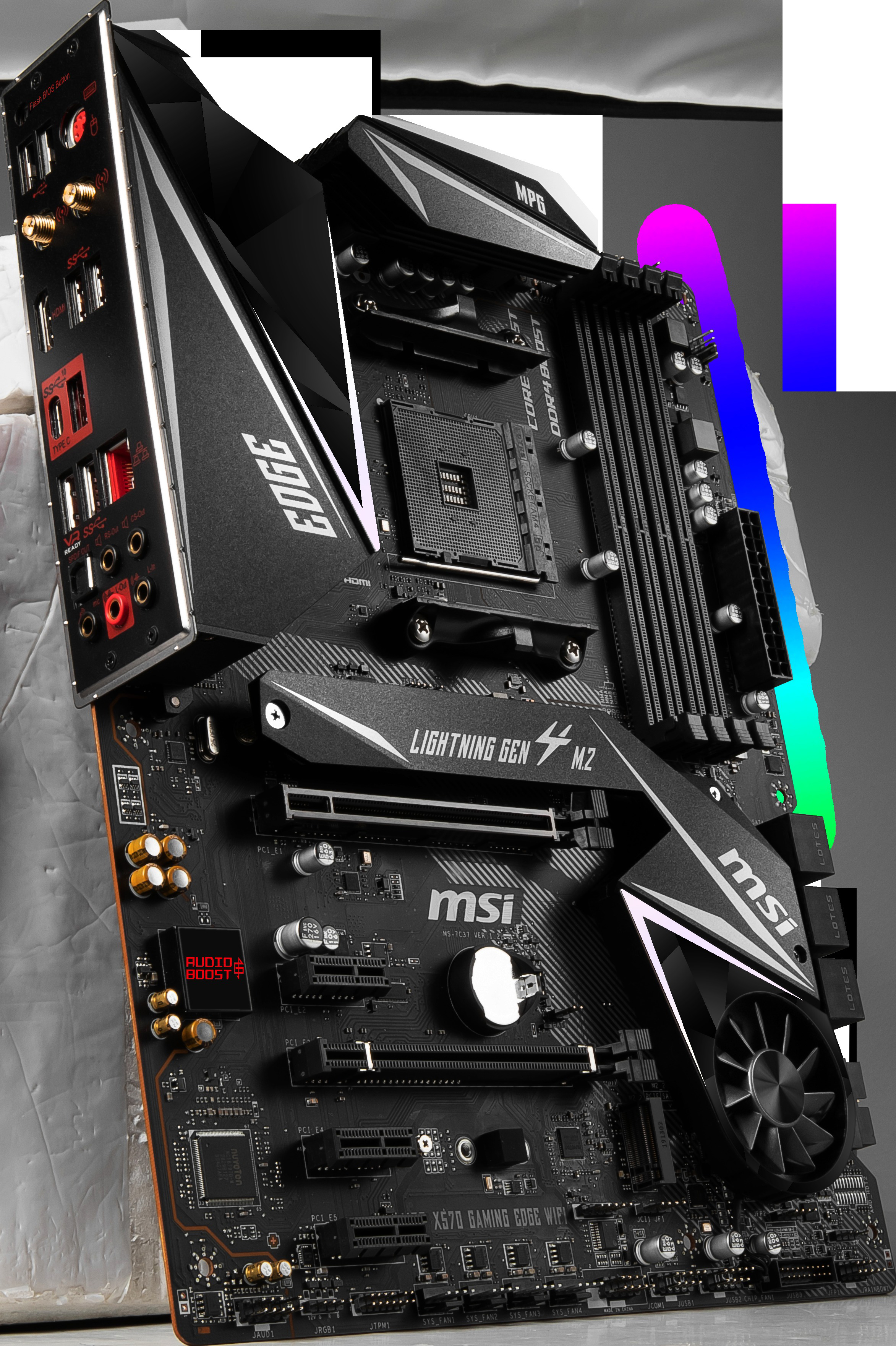 MSI MPG X570 Gaming Edge WIFI Mainboard Schwarz