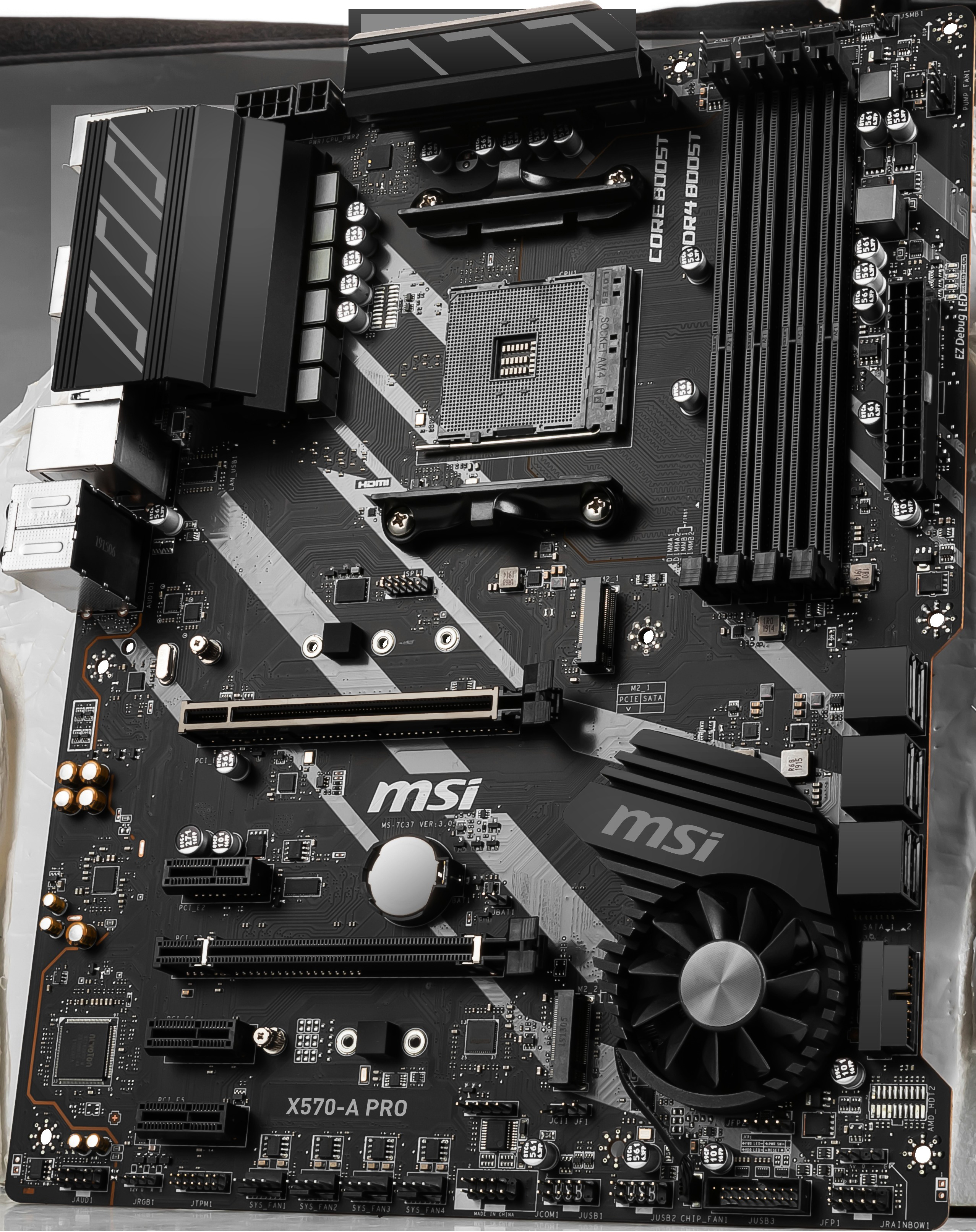 MSI X570 A Pro Mainboard Schwarz