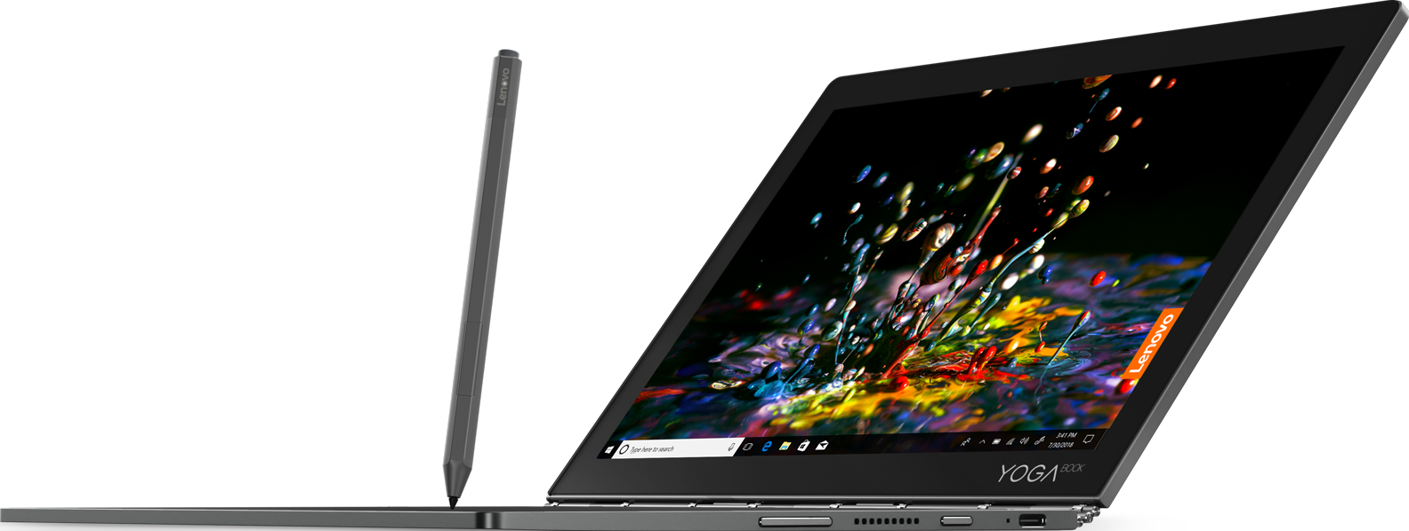 LENOVO-YOGA Yoga Book C930 LTE - Convertible 2 in 1 Laptop (10.8 ", 256 GB SSD, Eisengrau)