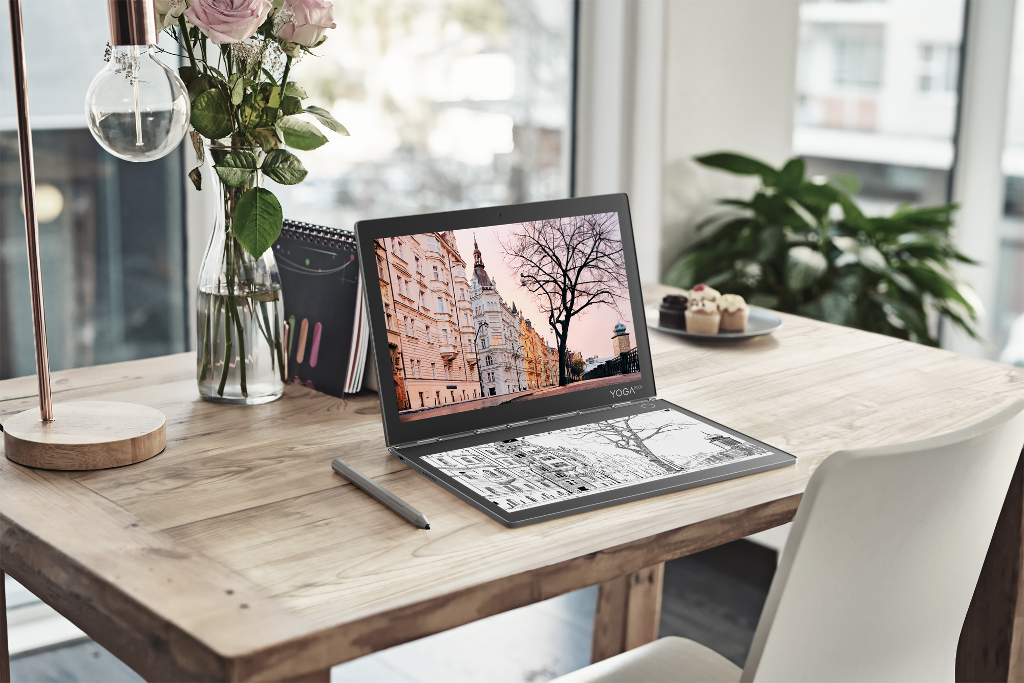 LENOVO-YOGA Yoga Book C930 LTE - Convertible 2 in 1 Laptop (10.8 ", 256 GB SSD, Eisengrau)