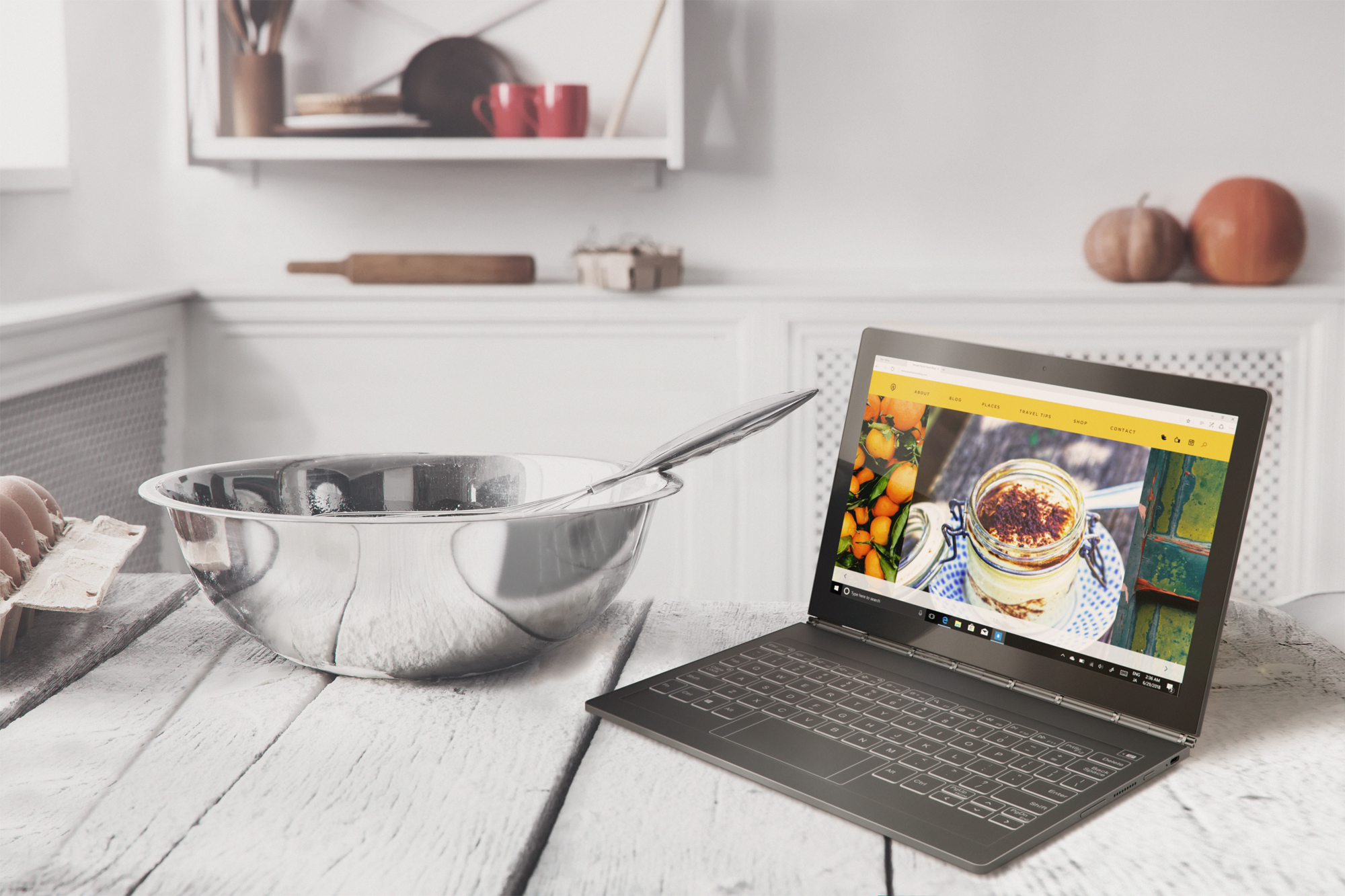 LENOVO-YOGA Yoga Book C930 LTE - Convertible 2 in 1 Laptop (10.8 ", 256 GB SSD, Eisengrau)