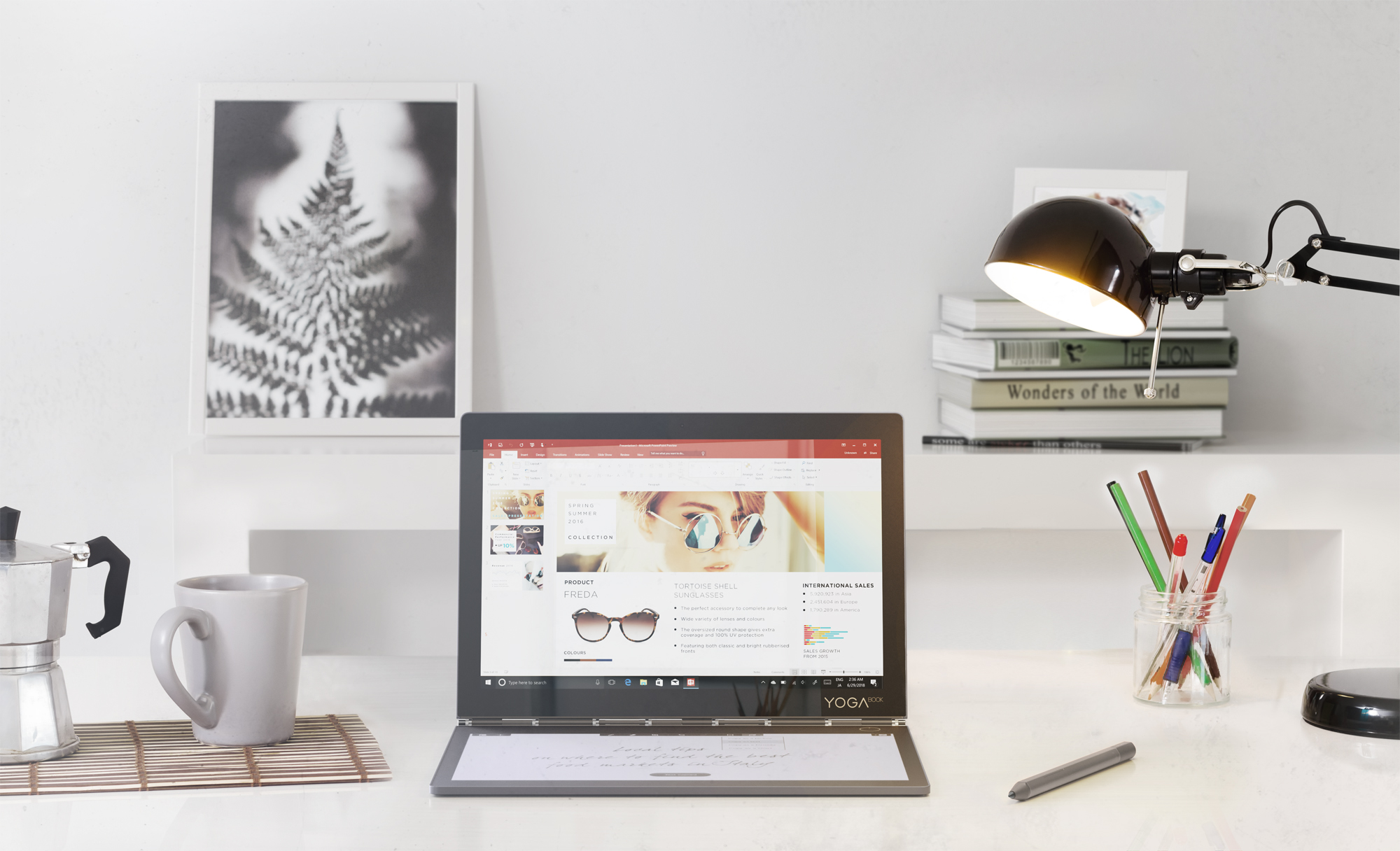 LENOVO-YOGA Yoga Book C930 LTE - Convertible 2 in 1 Laptop (10.8 ", 256 GB SSD, Eisengrau)