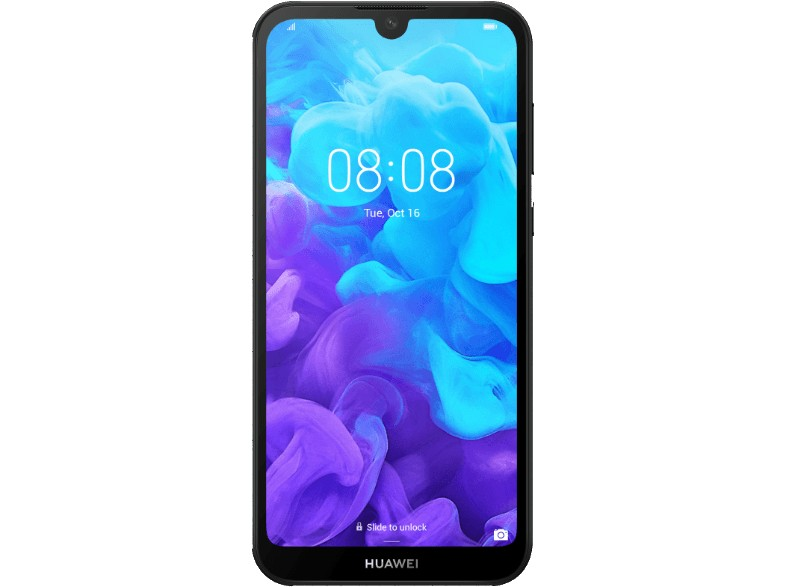 Móvil - Huawei Y5 (2019), Negro, 16 GB, 2 GB RAM, 5.71" HD, MT6761, 3020 mAh, Android