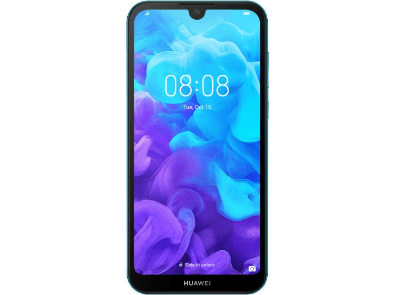 Móvil - Huawei Y5 (2019), Azul, 16 GB, 2 GB RAM, 5.71" HD, MT6761, 3020 mAh, Android