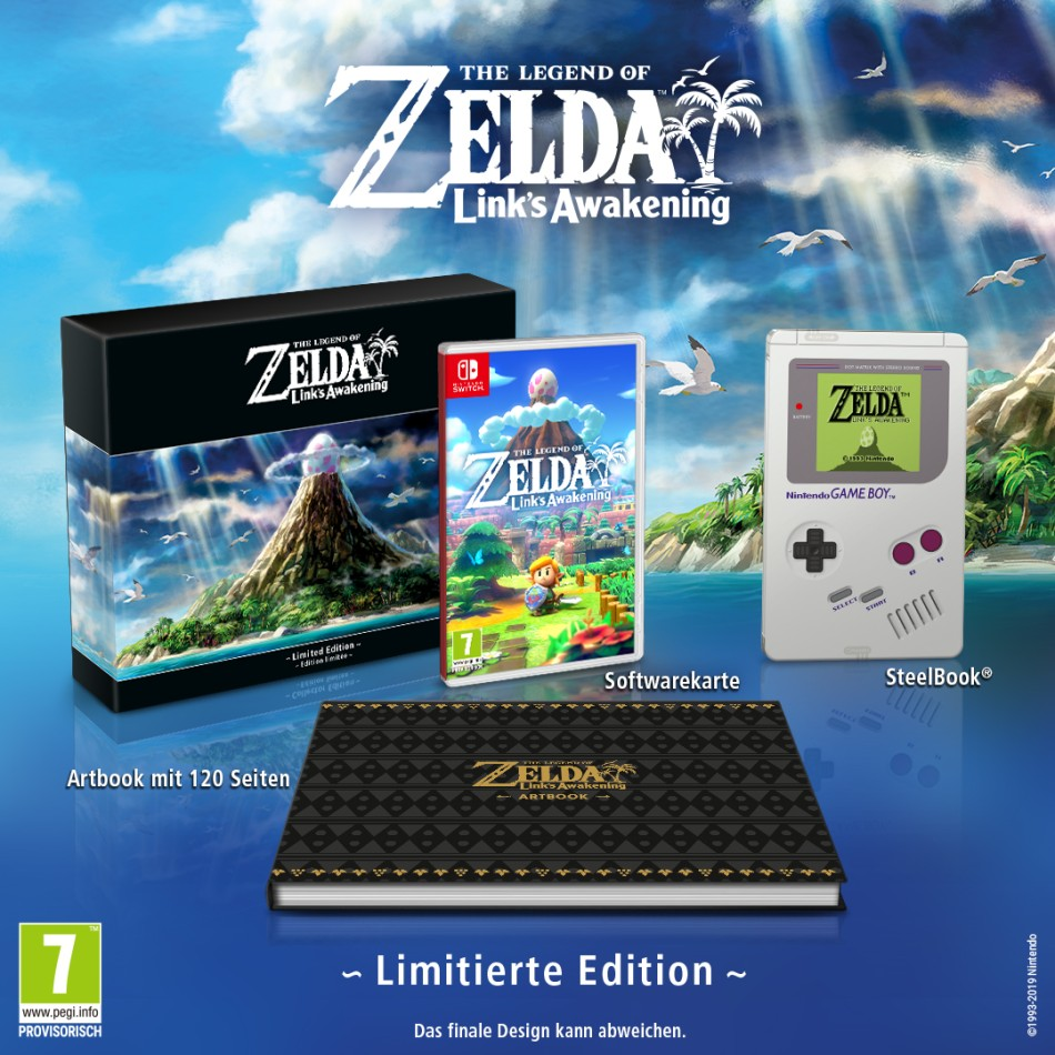 The Legend of Zelda : Link's Awakening - Édition Limitée - Nintendo Switch - Allemand, Français, Italien