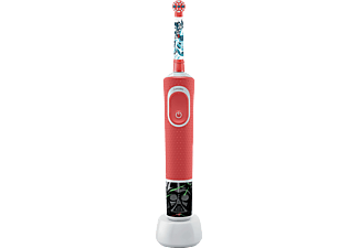 ORAL-B Kids ab 3 Jahre mit Star Wars-Figuren elektrische Zahnbürste Rot