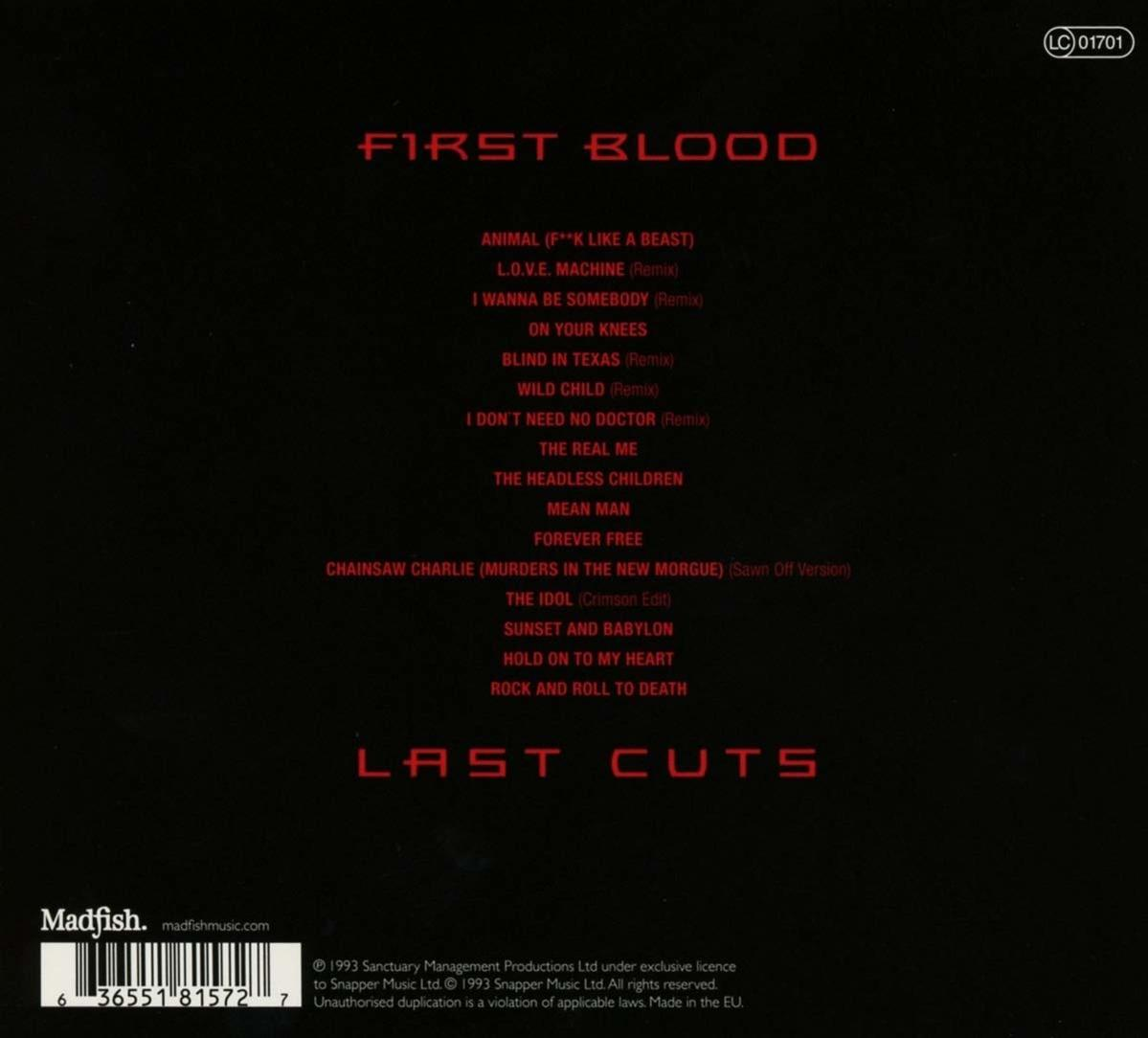 Album-Rückseite mit Text. Der Text enthält Songtitel und Credits.