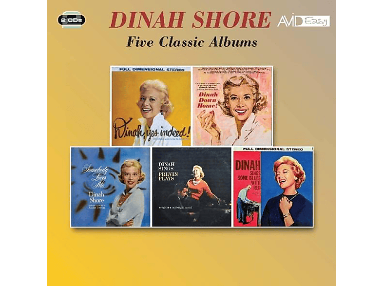 Dinah Shore - Five (CD) Classic Albums 