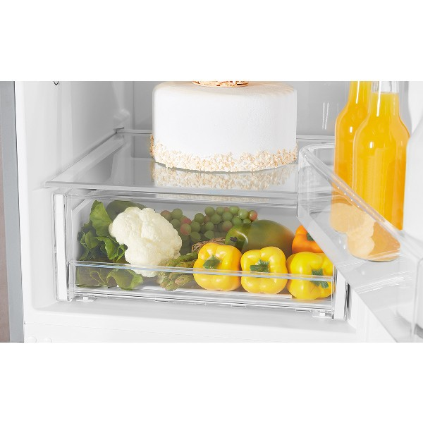 Frigorífico combi - Indesit XIT8 T2E X, 320 l, Total No Frost, 188.8 cm, Display interior, 42 dB, Inox