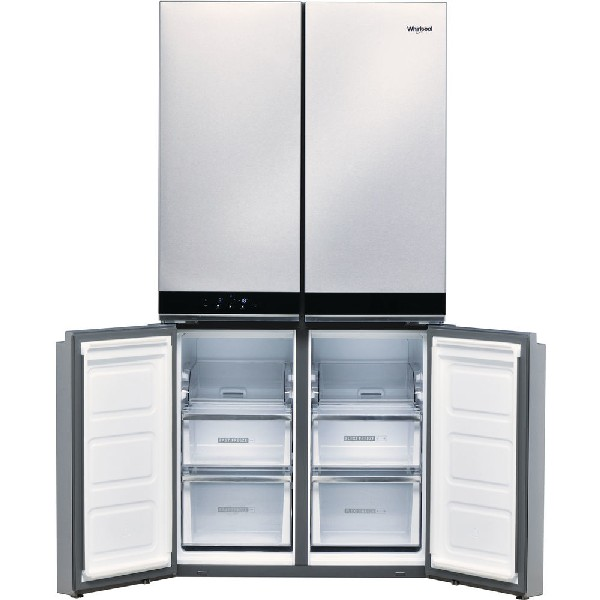 Frigorífico americano - Whirlpool WQ9 B2L, 591 L, Total No Frost, Independiente, Congelador Flexi Freeze, Inox