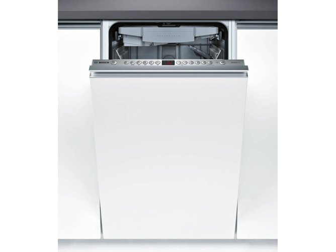 Lavavajillas integrable - Bosch SPV46FX00E, 10 servicios, 6 programas, 45 cm, Display, Inox