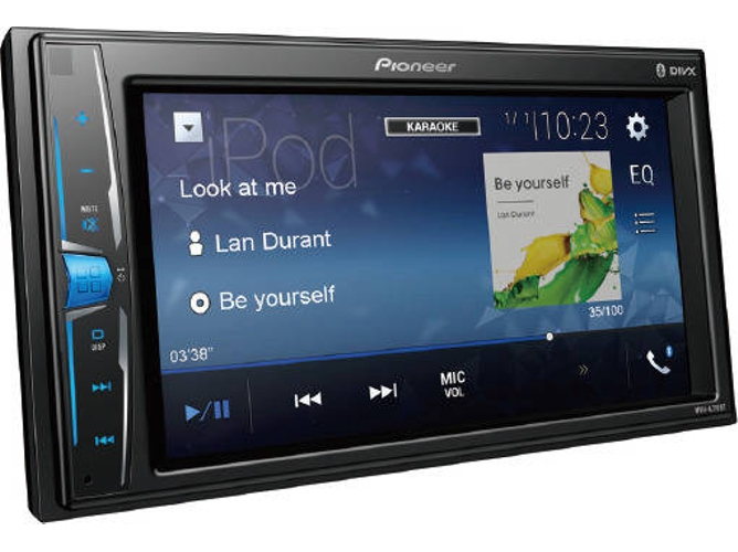 Autorradio - Pioneer MVH-A210BT, 6.2", Táctil, Bluetooth, USB, 2 DIN
