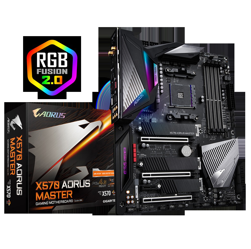 GIGABYTE X570 Aorus Master Mainboard Schwarz
