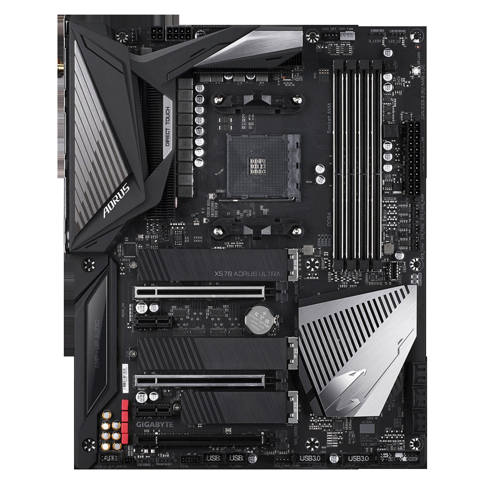 GIGABYTE X570  Aorus Ultra Mainboard Schwarz