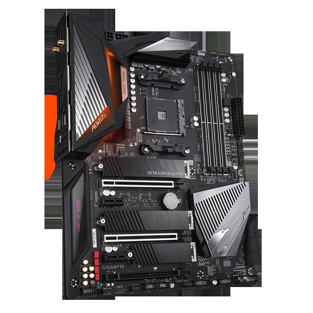 GIGABYTE X570  Aorus Ultra Mainboard Schwarz
