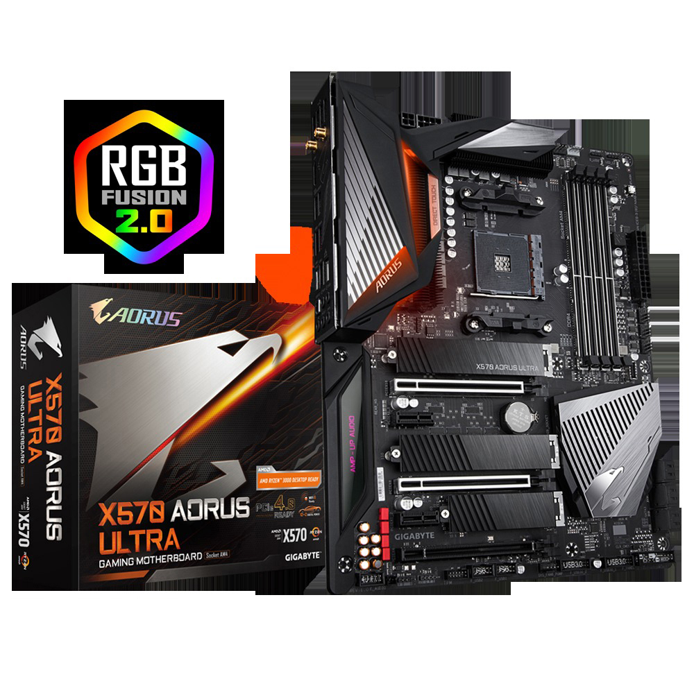 GIGABYTE X570  Aorus Ultra Mainboard Schwarz