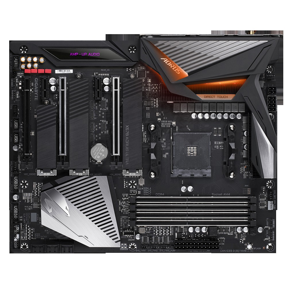 GIGABYTE X570  Aorus Ultra Mainboard Schwarz