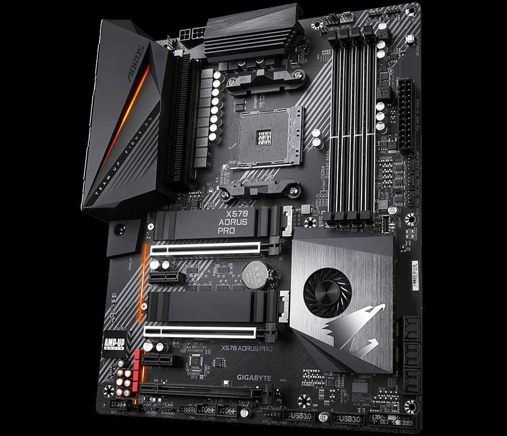 GIGABYTE X570 Aorus Pro Mainboard Schwarz
