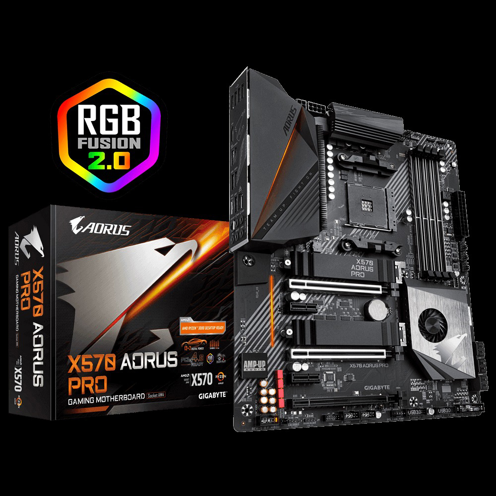 GIGABYTE X570 Aorus Pro Mainboard Schwarz