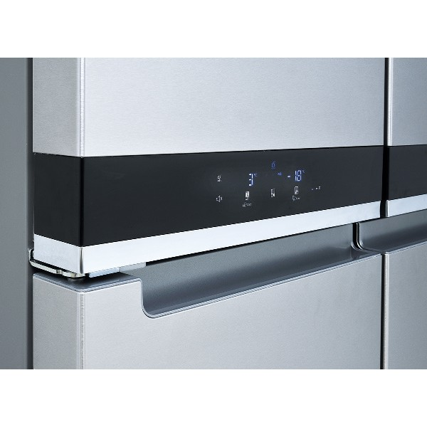 Frigorífico americano - Whirlpool WQ9 B2L, 591 L, Total No Frost, Independiente, Congelador Flexi Freeze, Inox