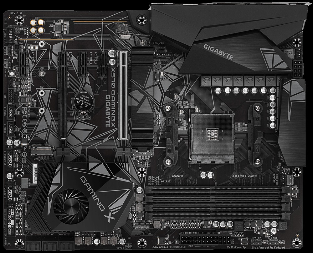 GIGABYTE X570  Gaming X Mainboard Schwarz
