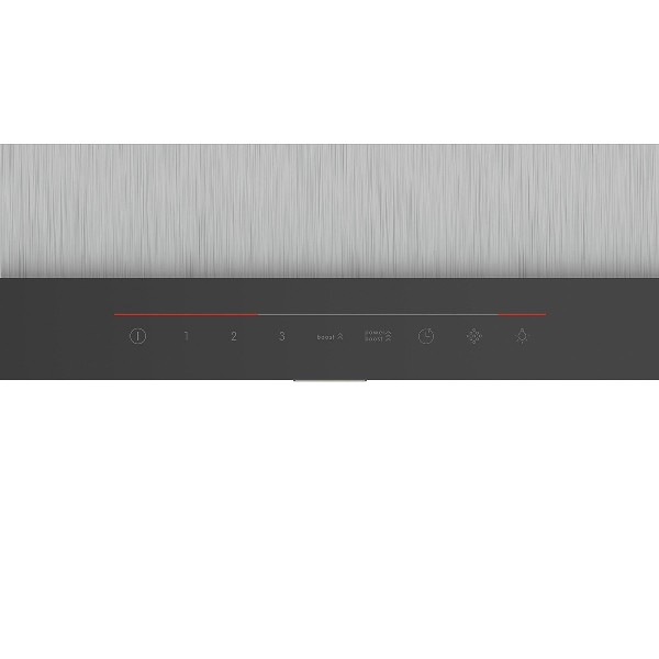 Campana decorativa - Bosch DWB97JP50, Decorativa, 427 m³/h, 145 W, 5 velocidades, 55 dB, Clase A, Inox