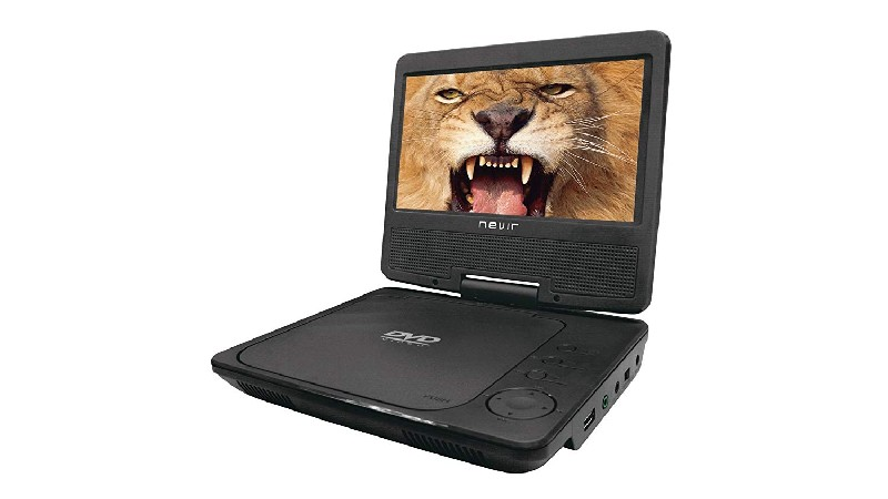 Reproductor DVD - Nevir NVR2790PCU 7", Portátil, USB, 800 x 480, 950 mAh, Negro