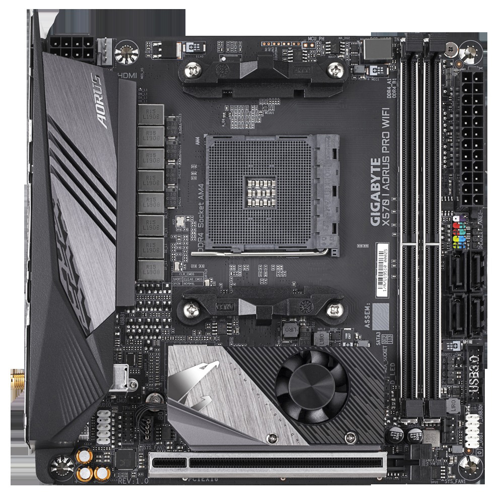 GIGABYTE X570  I Aorus Pro Wifi Mainboard Schwarz