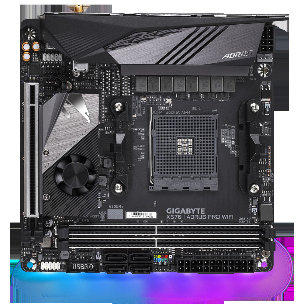 GIGABYTE X570  I Aorus Pro Wifi Mainboard Schwarz